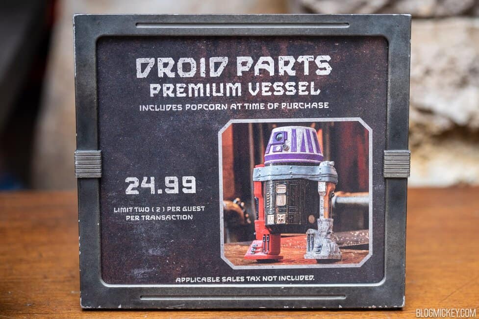 Droid Parts Popcorn Bucket Arrives at Galaxy's Edge in Disney's
